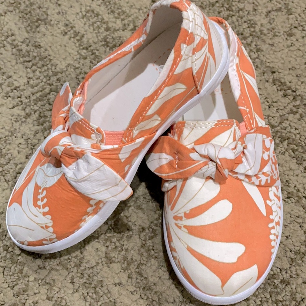 Janie and Jack little girl dressy sneakers size 9